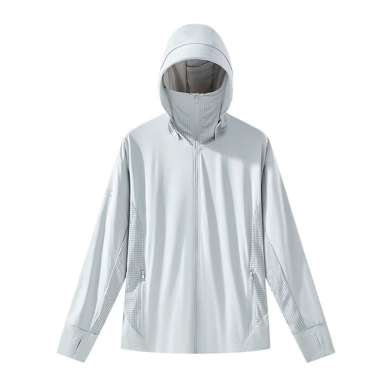 JNLN Unisex Summer Anti-UV Jacket Outdoor Quick Dry Sun Protection Windbreaker Men Women Hiking Camping Climbing Elasticity Coat