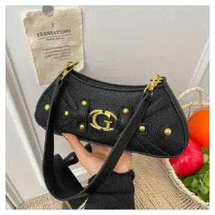 Casual Elegant Diaper Bag For Ladies Leather Handbag Crossbody Vintage Classic Unique Stylish Simple High End Trendy Tote