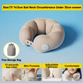Inflatable Neck Travel Pillow Airplane Pillow U-shaped Cervical Orthopedic Protection Pillow Outdoor Portable Foldable Pillow