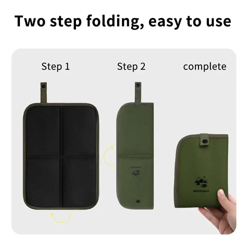 Foldable Waterproof Beach Cushion 600D Oxford Cloth Lightweight Outdoor Sitting Pad for Camping Hiking Picnic Travel