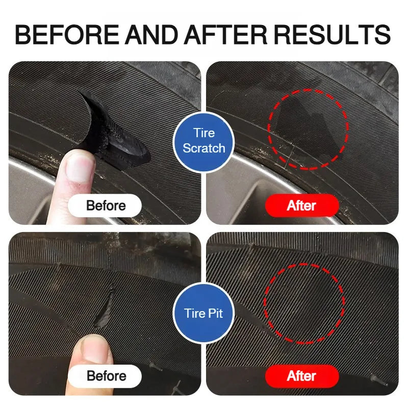 Rubber Powerful Repair Adhesive All Types of Tire Scratch Crack Repair Soft Side Repair Adhesive