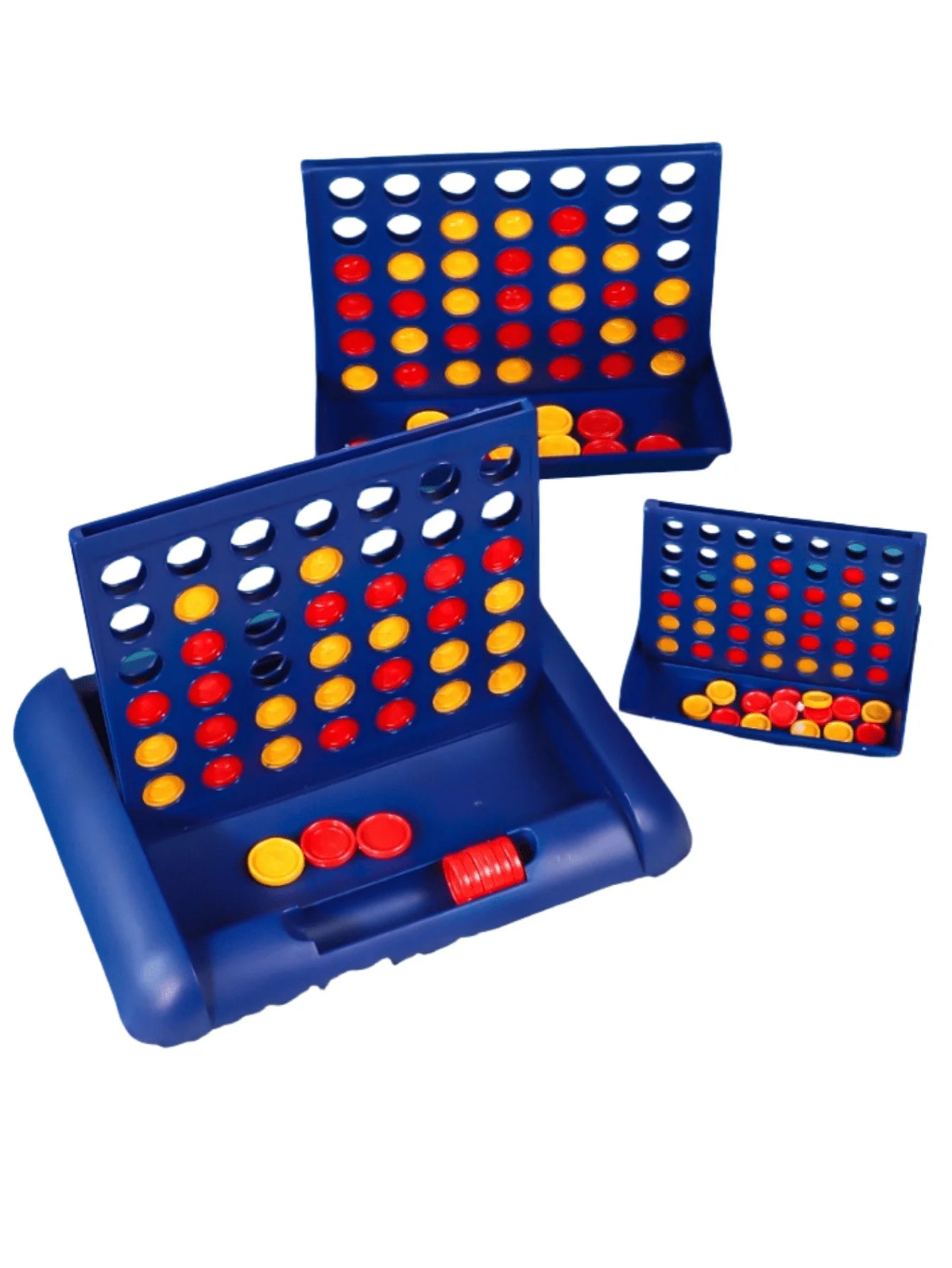 1PCS 2-in-1 Connect Four & Tic-Tac-Toe 3D Board Game, Portable Board Game Toy, Tabletop Game, Travel Mini Chess Toy, Foldable Co