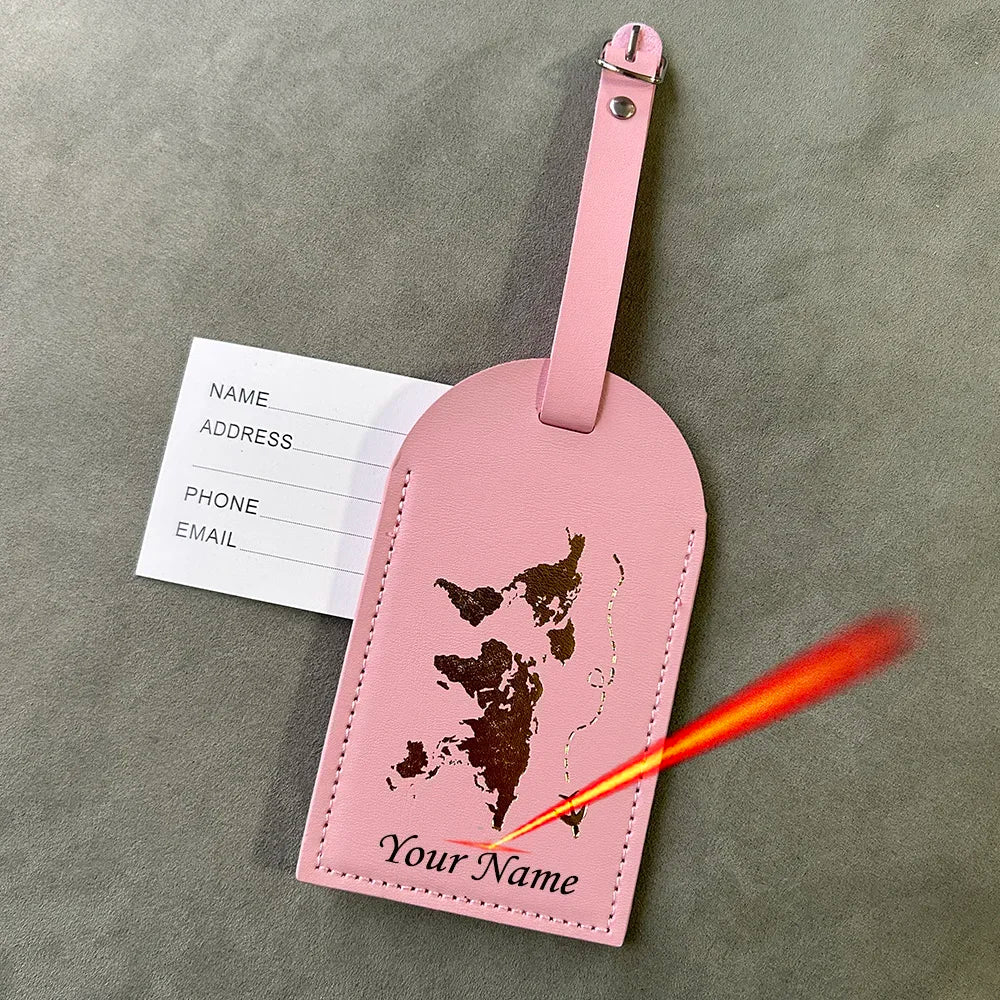 Cute Personalised Passport Cover Women with Names Engraved Passport Holder for Couples