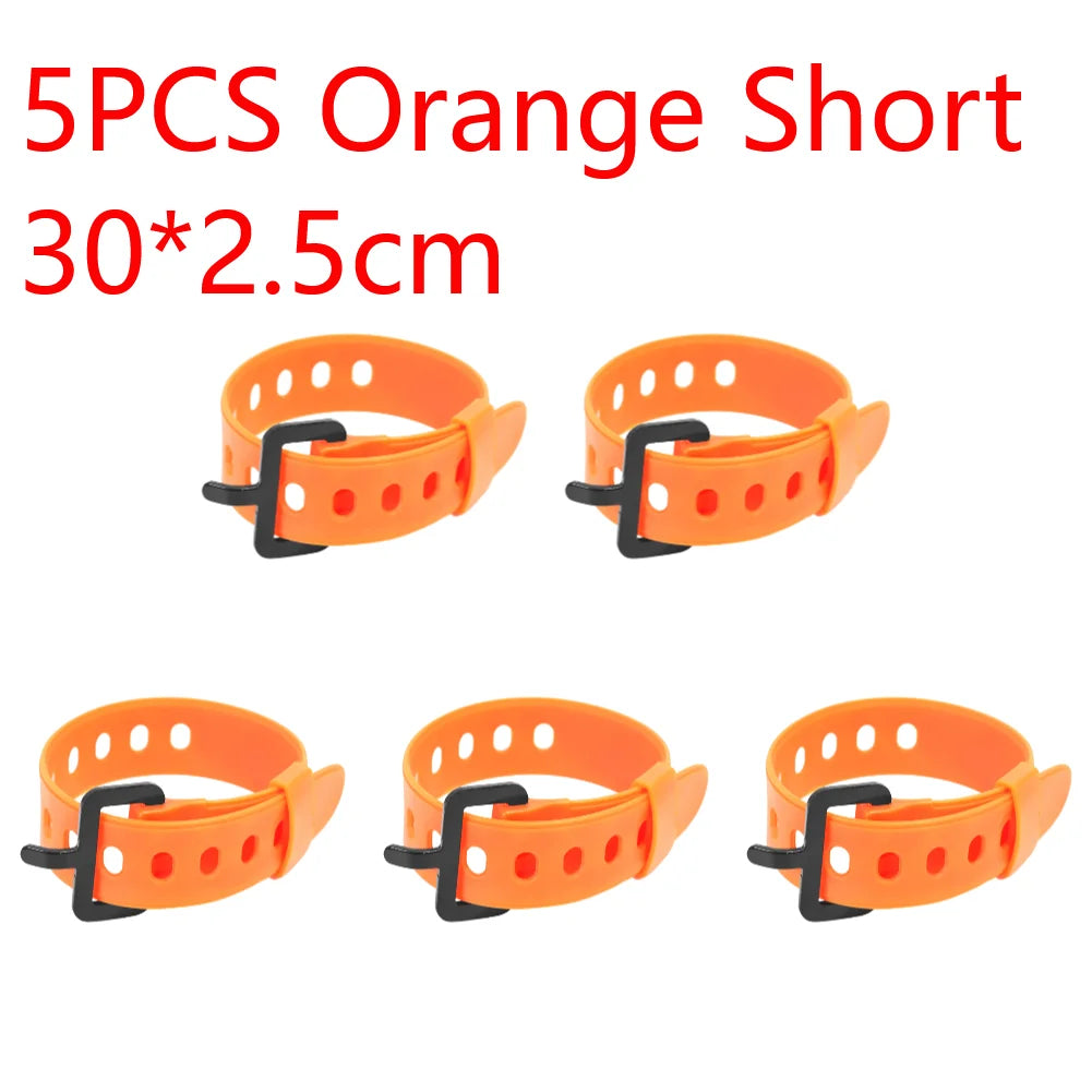 Luggage Cargo Ties Portable Multipurpose Tie Buckle Rubber Convenient Elastic Free Adjustment Outdoor Tools Gadgets