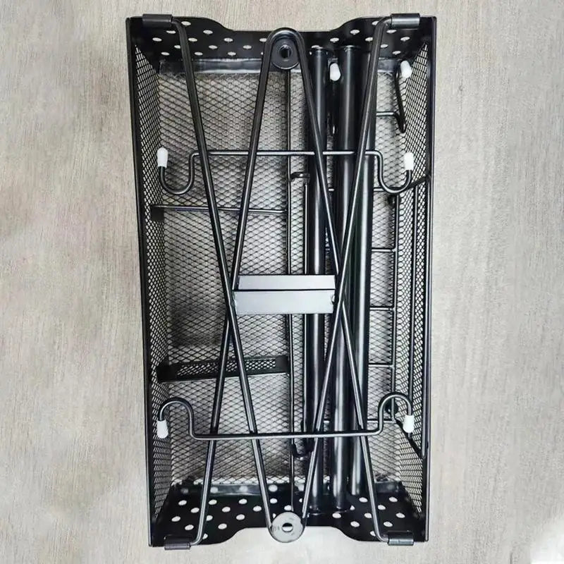 BBQ Caddy For Outdoor Picnic Condiment Organizer Basket Barbecue Tool Caddy Camping Must-Haves Storage Caddy For Camping Park