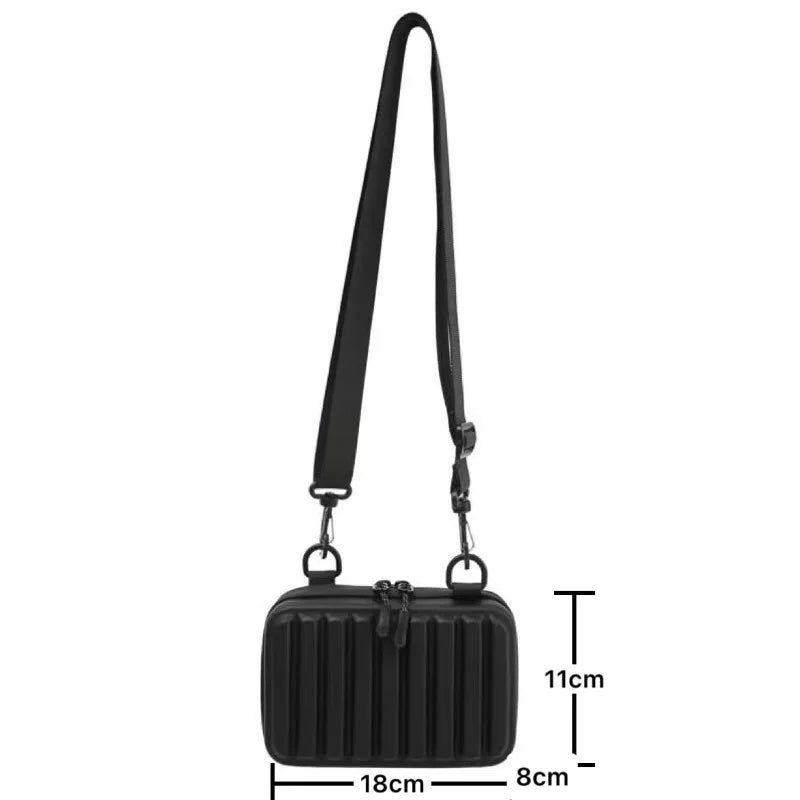 Unisex Leisure Shoulder Bag Army Green PVC Solid Color Crossbody Bag for Women 2025 Mini Box Handbag Purse Casual Sling Bag