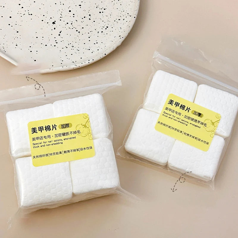 200/500Pcs Thickening Profession Cotton Pads For Nail Wipes Lint-Free Nail Cotton Gel Polish Remover Nail Art Cleaning Tools