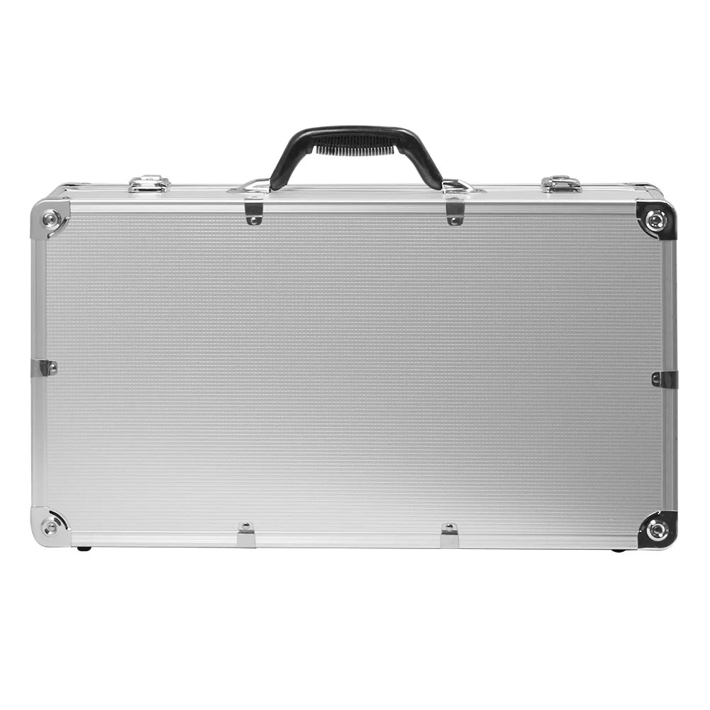 Aluminum Alloy Safety Instrument Storage Toolbox Equipment Toolbox Outdoor Carrying Case With Shock-Absorbing Cotton Inside