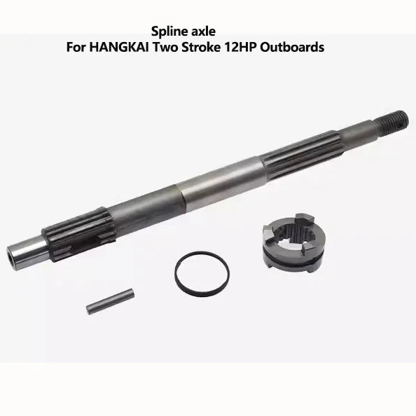 HANGAKI Outboard Motor Parts for 2-Stroke 12 HP Outboards Accessory Marine Engine Throttle Cable Propeller Spark Plug Gear
