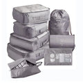 8Pcs Travel Organizer Storage Bags Wardrobe Cube Suitcase Packing Cubes Set Storages Luggage Clothes Shoe Pouch Folding