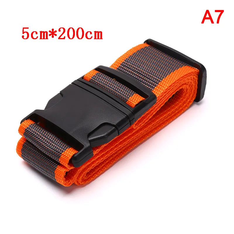Travel Luggage Strap Adjustable Password Lock Packing Belt Baggage Secure Lock Anti-theft Luggage Strap Bundling Belt