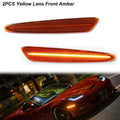 iJDM Front Rear Bumper LED Side Marker Turn Signal Lights Yellow Red for Chevrolet Corvette C6 2005-2013 2012 Car Accessories