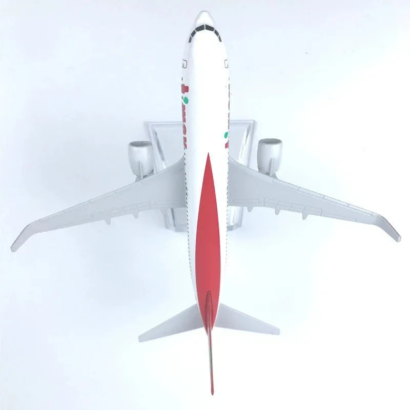 1:400 Scale 16CM Aircraft Korea T WAY Model Alloy B737 Airplane Toy Airways Passenger Model Collection for Aviation Enthusiasts