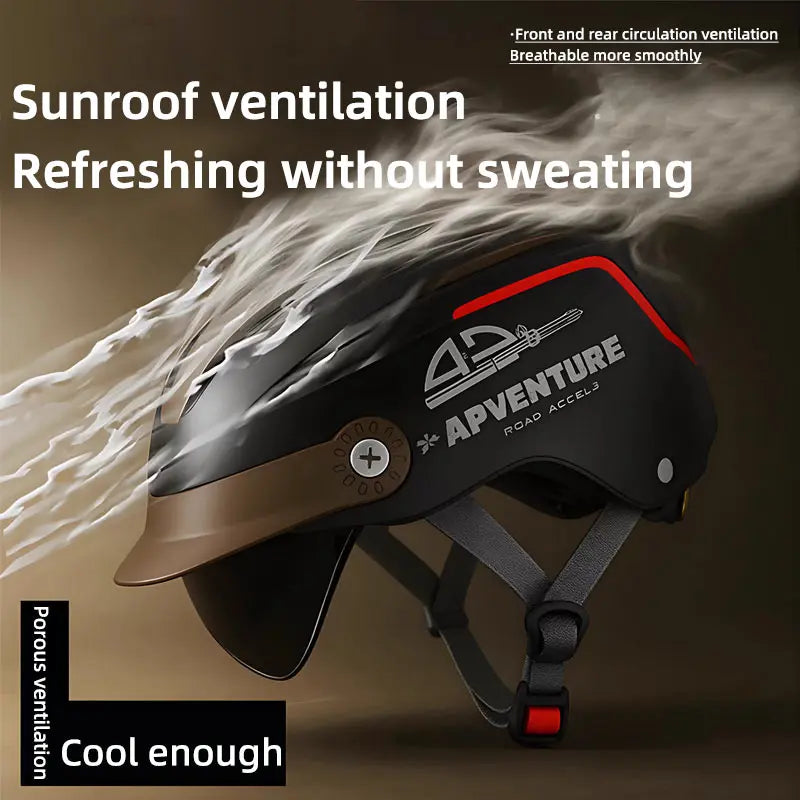 MOWK Motorcycle Helmet Summer Breathable Men Women Electric Jet Scooter Half Helmet Large Sunroof Open Face Moto MTB Bike Helmet