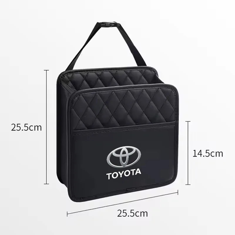 Car Backseat Organizer Multifunction Interior Storage Bag For Toyota Rav4 CHR Yaris Prius Avensis Corolla Camry Highlander GR 86