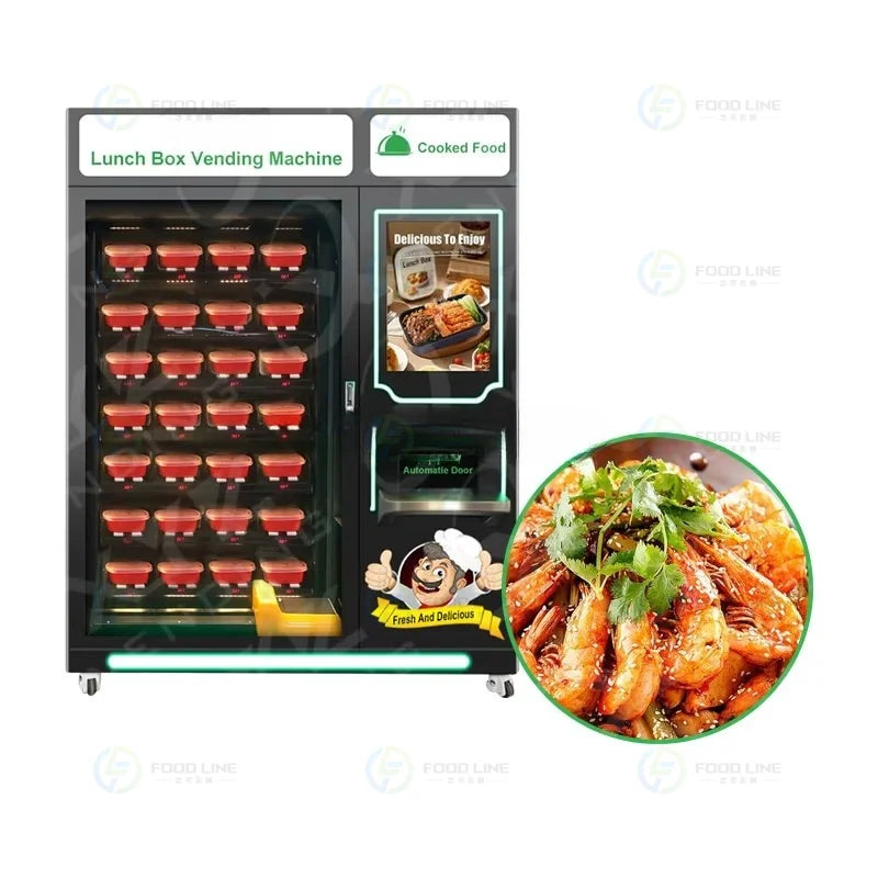 Lunch Box Vending Machine Customized Intelligent Meal Pickup Cabinet Smart Food Locker Automatic School Factory Supply