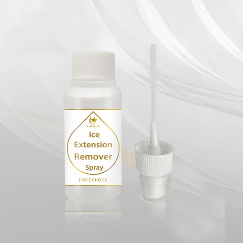 Ice Hair Extension Glue Gel Kit for Cold Bonding Hair Extension Four Bottle Bond Glue Adhesive and Remover Kit