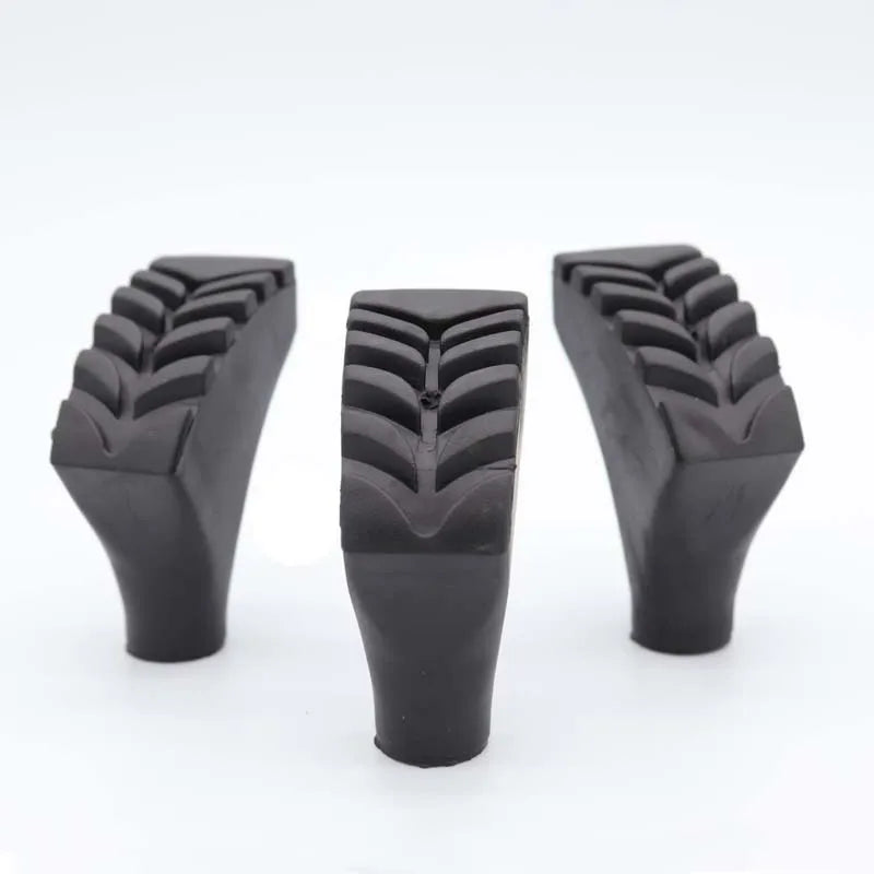 10 pieces Nordic Walking Pole Trekking Pole Tip Protectors Rubber Pads Buffer Replacement Tips End for Hiking Stick