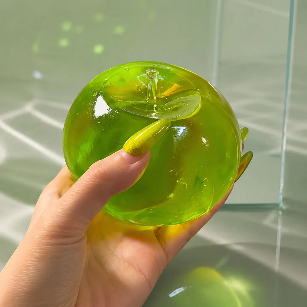 Premium Material Aesthetic Realistic Apple Squishy, Super Soft Slow Rebound Fidget Toy for Adult Stress Relief Gift for Friends