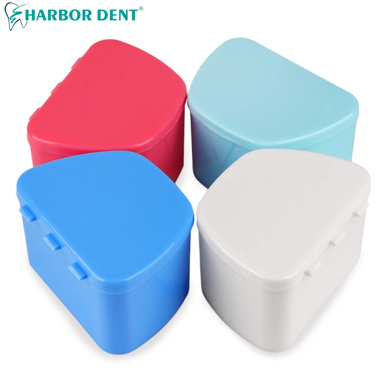 Professional Denture & Retainer Cleaning Case Box - Orthodontic Mouth Guard Holder for Travel Storage, Oral Hygiene Care Or Cle