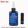 JXVX 1-3PCS New 50ml Strong UV W188 Adhesive, UV Curing Adhesive for Glass, Glass and Metal, ABS Bonding, UV Curing Lamp Welding