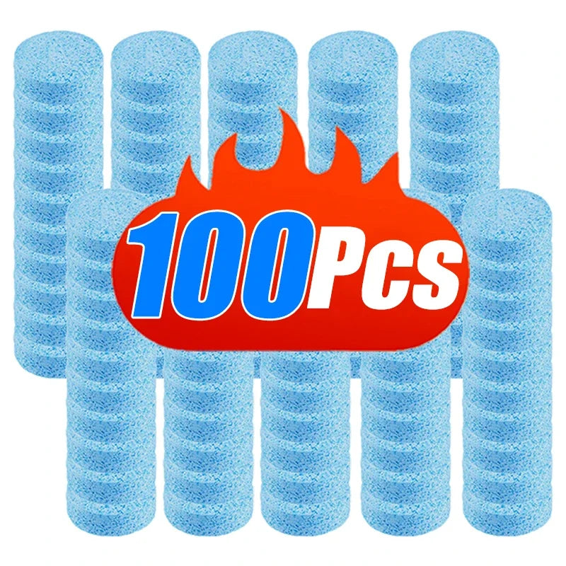 10/100Pcs Car Windshield Cleaner Car Effervescent Tablet Glass Water Solid Cleaner Windshield Spray Cleaner Car Wash Accessories