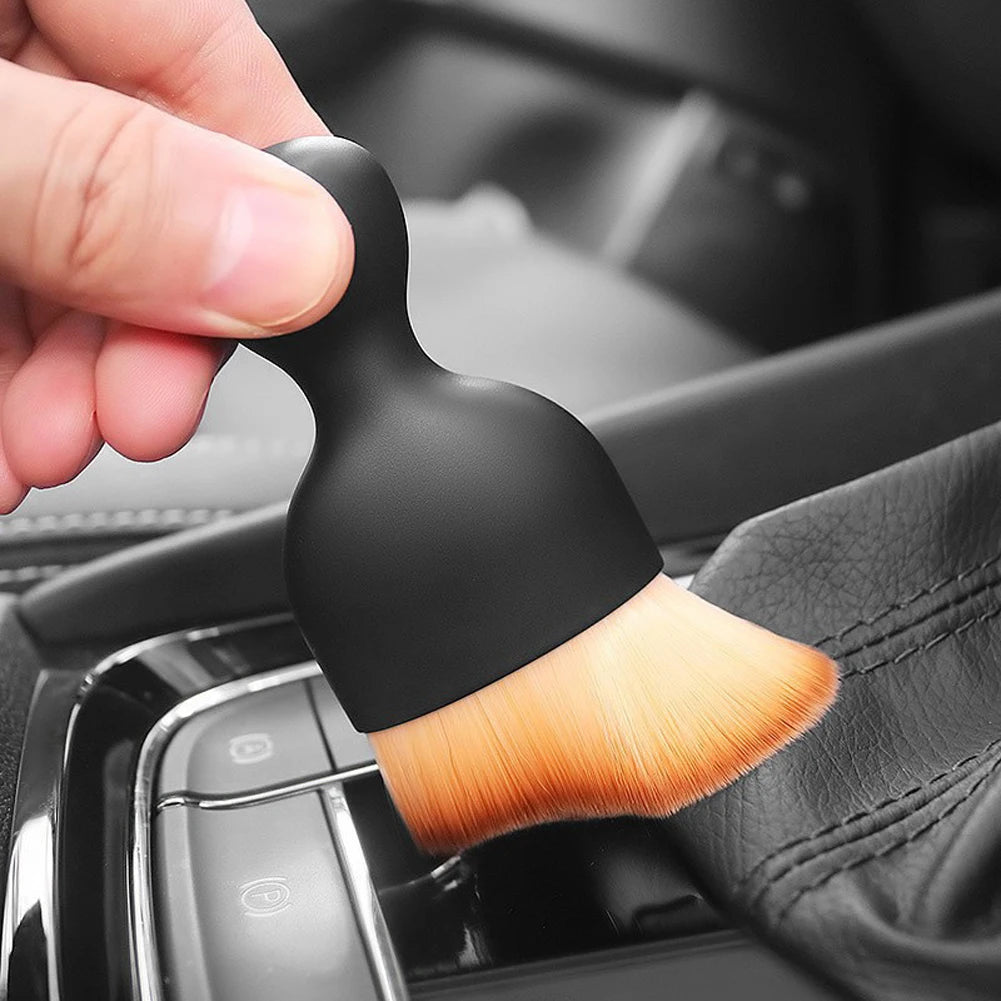 Car Interior Cleaning Brush Scratch Free Air Conditioning Outlet Cleaning Brush Soft Bristles Detailing Brush Car Cleaning Tool