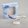 20cm Mongolian B787 Diecast Metal Toy Airplane Model Kit with Landing Gear Wheels for Collections Display or Boys Gift