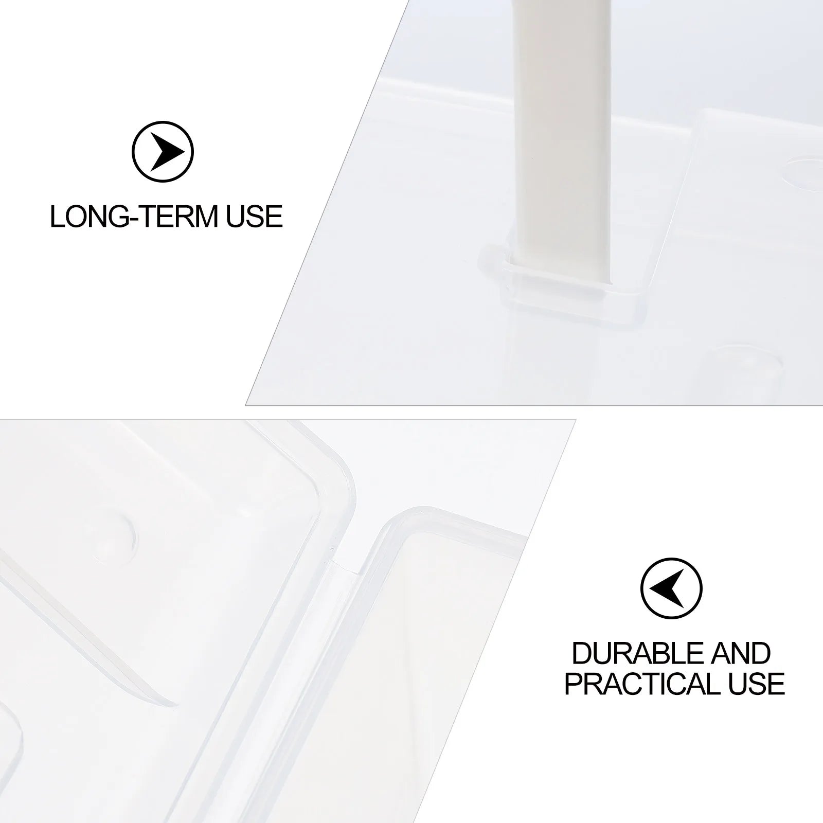 1Pcs Transparent Premium Plastic Mask Storage Box Dustproof Portable Face Cover Case Space Saving Drawer Cabinet Organizer