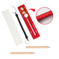 Aluminum Alloy Layout Tool with Stainless Steel Ruler Edge Rotatable Design and Dual Scale Readings for Accuracy