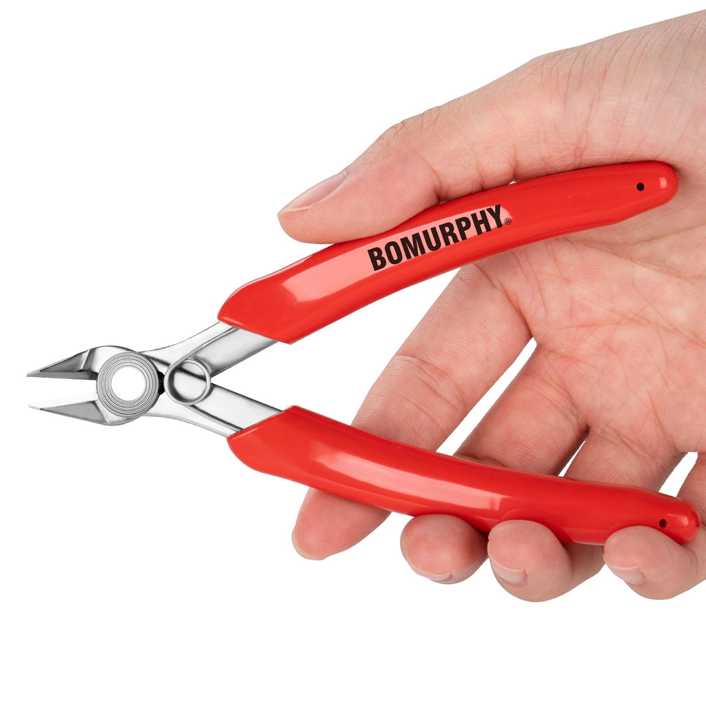 BOMURPHY Diagonal Pliers Precision Wire Cutters Nipper for Electronic Repair DIY Craft Cutting Tools
