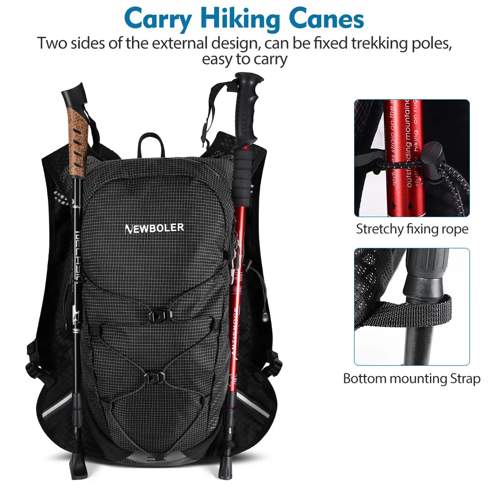 Mountaineering Backpack 15 Liters Men's And Women's Outdoor Sports Bag Waterproof Camping Hiking Multifunctional Backpack