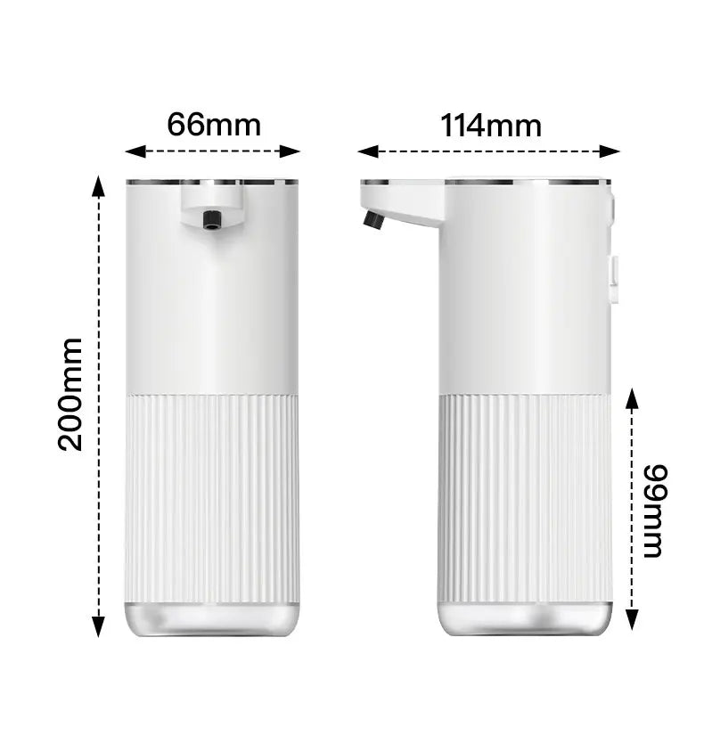 350ml Multifunctional Automatic Soap Dispenser Touchless Foam/Gel Dispenser 4 Level Wall Mount Hands Free Auto