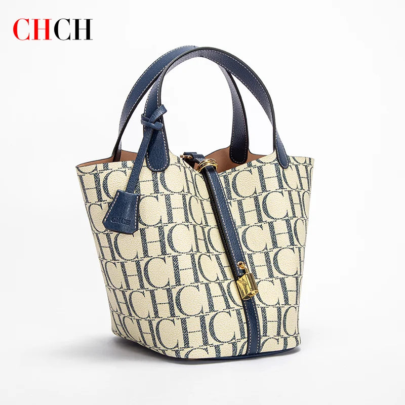 CHCH Tote Bag 2024 Brand New Letter Printed Handbag Mommy Shopping Bag