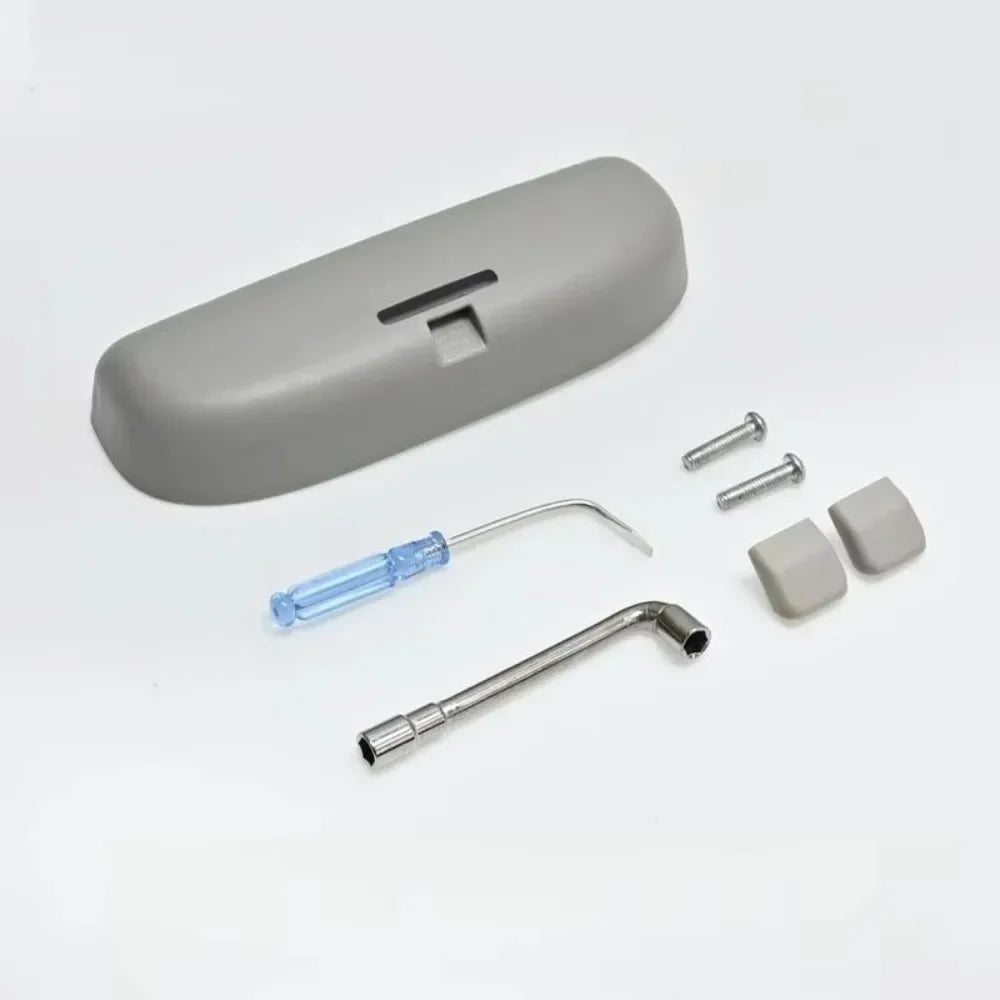 Glasses Case for  ABS Car Sunglass Sun Glasses Holder Storage Box Auto Eyeglasses Accessories