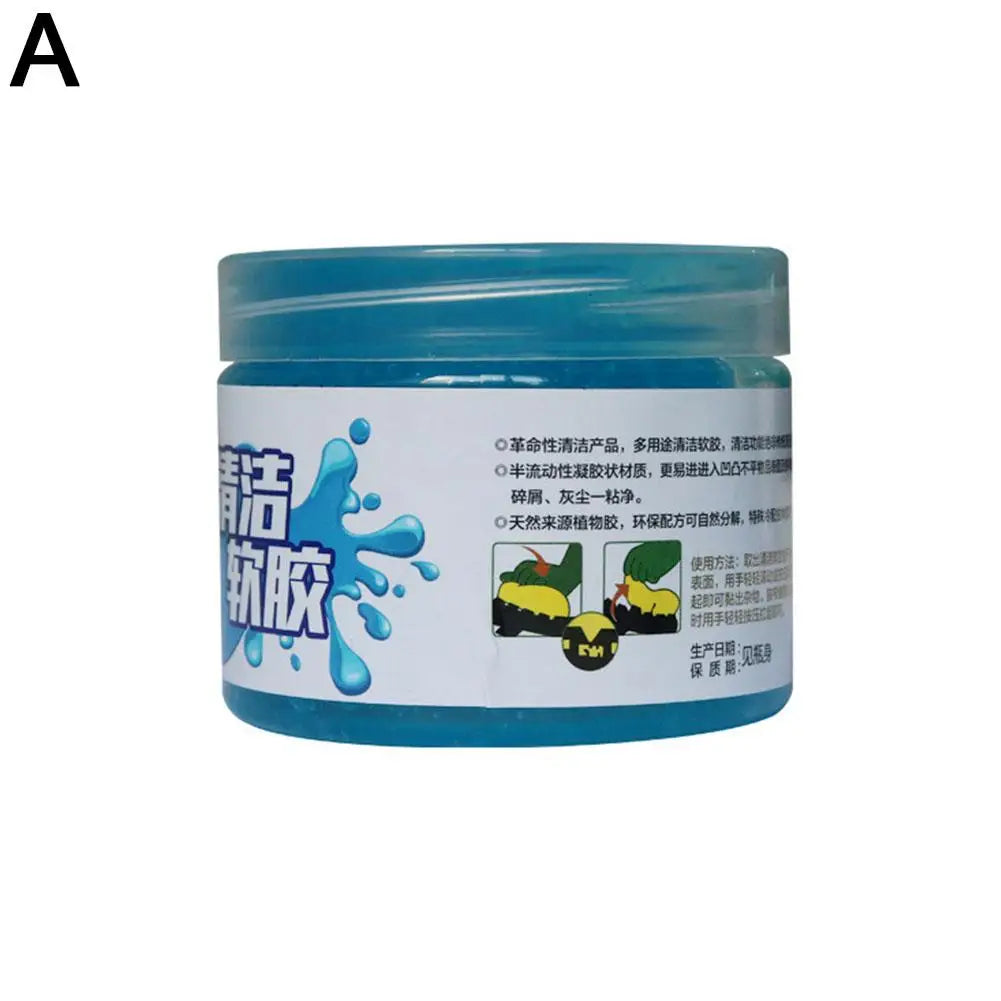 200g Car Cleaning Soft Gel Magic Mud Auto Interior Computer Keyboard Dirt Clean Dust Remover Gel Car Cleaner Mud Car Accessories