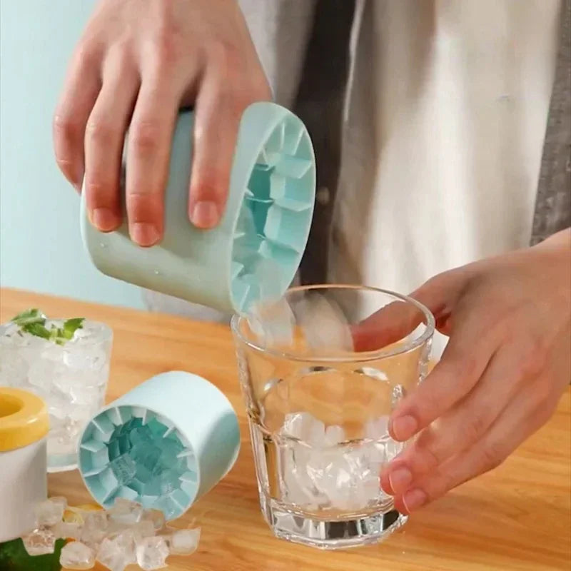 1/2 Pcs Silicone Ice Cube Mold 40 Grid Ice Bucket Summer Homemade DIY Refrigerator Freeze Maker Creative Ice Mold Barware Tools