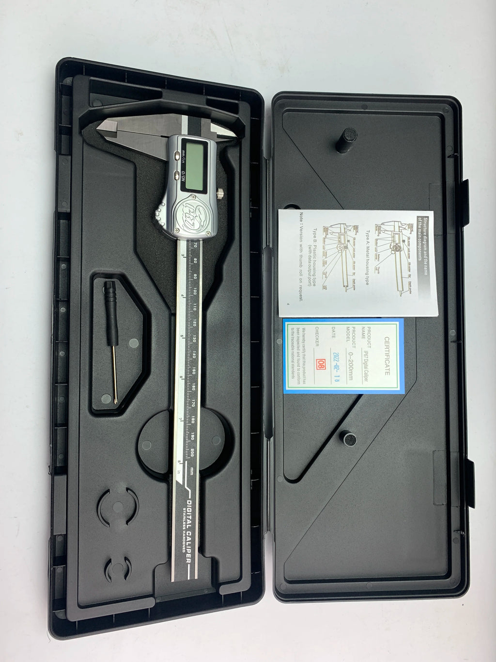 0-150mm 200mm 300mm IP67 waterproof electronic digital vernier caliper slide ruler thickness caliper micrometer paquimetro
