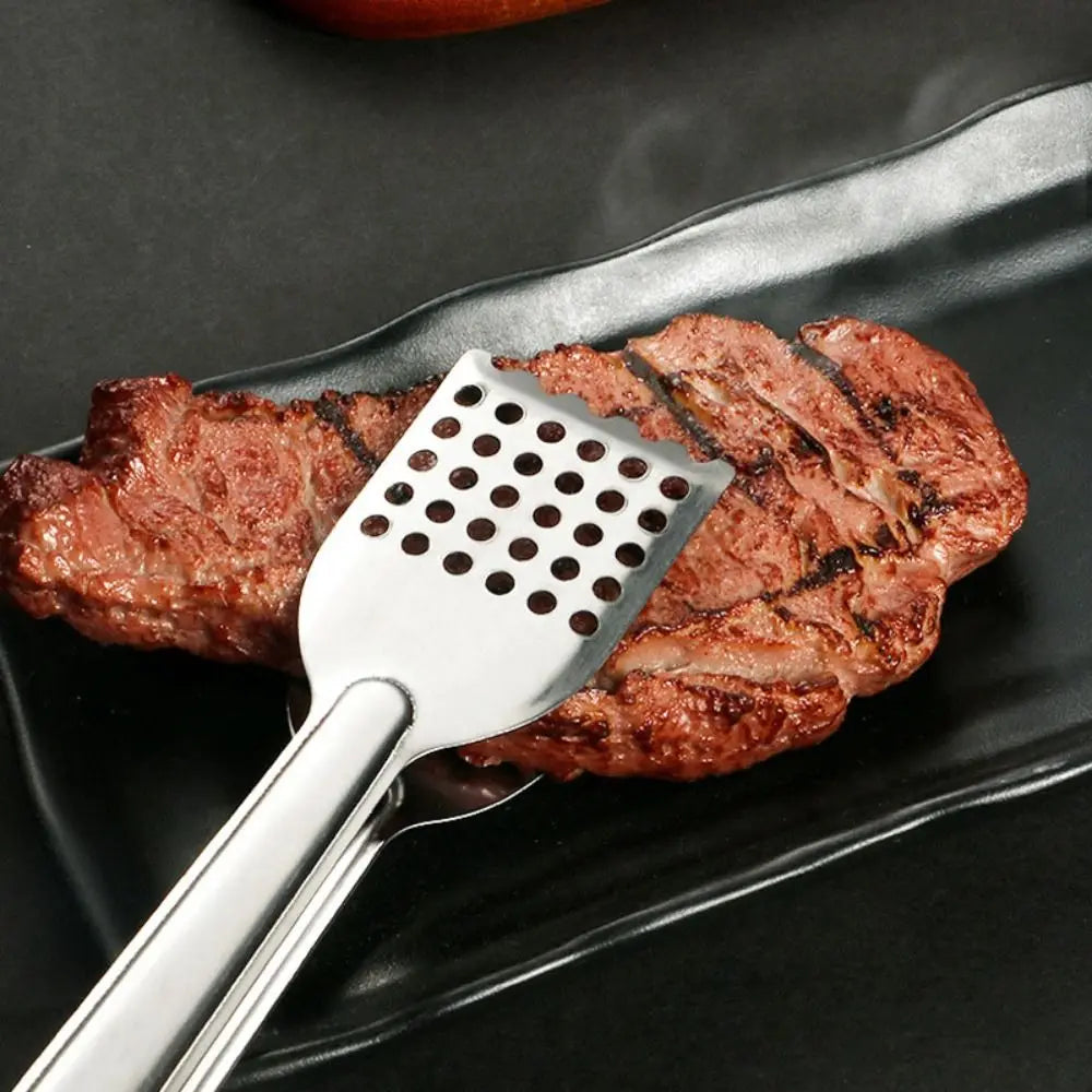 Salad Stainless Steel Serving Tongs BBQ Food Tongs Barbecue Tongs Food Clip Cooking Tongs