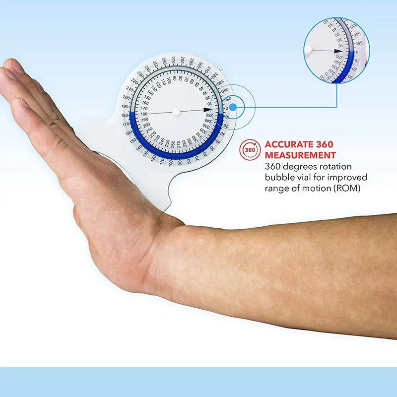 Bubble Inclinometer for Physical Therapy PT Inclinometer for Range of Motion (ROM) Measurements Scoliometer Measuring for Back