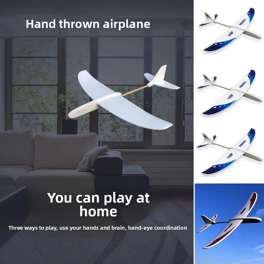 High Quality PP Foam Double Wing Airplane Popular Red&Blue EPP Bubble Plane Ligthweight Fixed Wing Glider for Outdoor