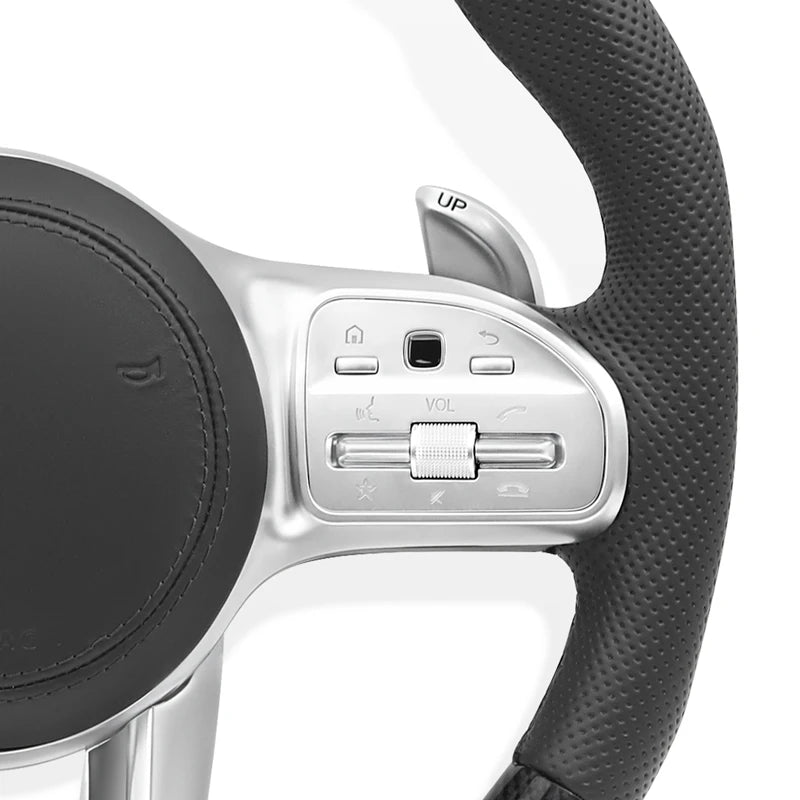 Carbon Fiber Steering Wheel for Mercedes Benz AMG GLE W167 C63 W205 E300 E220 W213 CLS W218 W222 S500 W204 C300 W212 E250 GLC 43