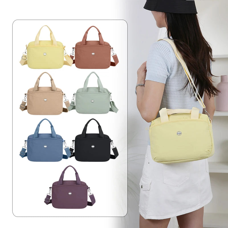Women Soft Crossbody Shoulder Bag Portable Adjustable Wide Strap Lightweight Casual Daily Shopping Travel Outdoor Handbag Purse
