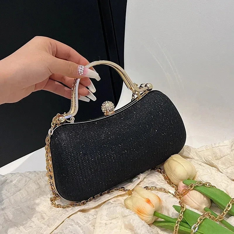 Diamond Purse Women Glitter Envelope Evening Bag Shiny Crossbody Bag Chain Shoulder bag Clutch bag Wedding Party Clutch Purse
