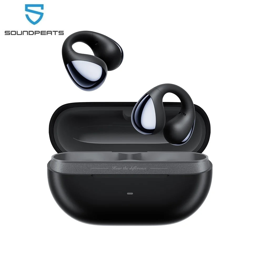 SoundPEATS Arc Open Ear Clip Bluetooth Headphones, VGP2026 Award Wireless Earbuds with 12mm Dual-Magnet Drivers, 48H Playtime