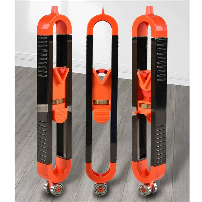 New 1PC Profile Scribing Ruler Contour Gauge with Lock Adjustable Locking Precise Woodworking Measuring Gauge Profile Duplicator