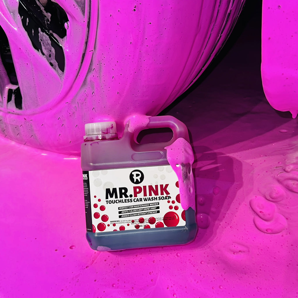 Ultra-Visible Pink Snow Foam Pre-Wash Soap Designed for Touchless Car Cleaning, Effectively Removes Dirt And Road Grime with a Concentrated Formula Suitable for Foam Cannons And Buckets (34Oz)