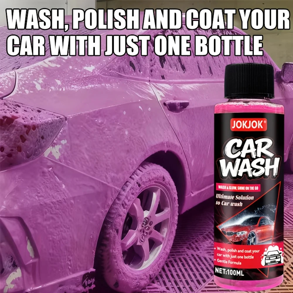 100Ml of 1:100 Dense Foam Car Wash Liquid, Easy And Efficient, High Foam Formula, Scratch-Free Car Wash Preparation, Highly Conc