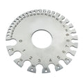 0-36 Round AWG SWG Wire Gauge Thickness Ruler Gauge Diameter Stainless Steel Measurer Tool