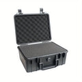 1pc Safety Instrument Tool Box, 280x240x130mm, PP Plastic Storage Toolbox Equipment Tool Case, Outdoor Suitcase With Foam Inside